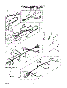 09 - Wiring Harness parts for Kitchenaid Oven KEMS306XBL2 from AppliancePartsPros.com