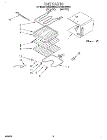 06 - Unit parts for Kitchenaid Oven KEBS276BWH0 from AppliancePartsPros.com