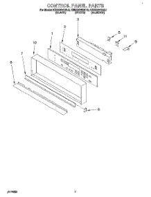 04 - Control Panel, Literature parts for Kitchenaid Oven KEBS207BWH0 from AppliancePartsPros.com