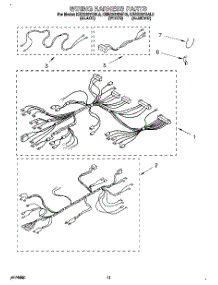 08 - Wiring Harness parts for Kitchenaid Oven KEBS207BWH0 from AppliancePartsPros.com