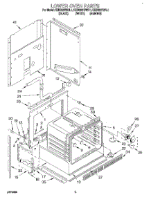 02 - Lower Oven parts for Kitchenaid Oven KEBS207BBL1 from AppliancePartsPros.com