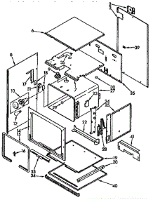 Oven parts for Kitchenaid Wall Oven KEDI141YWH0 from AppliancePartsPros.com