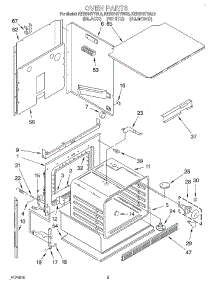 03 - Oven, Lit / Optional parts for Kitchenaid Oven KEBS107YAL0 from AppliancePartsPros.com