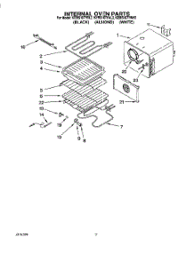 05 - Internal Oven parts for Kitchenaid Oven KEBS107YAL2 from AppliancePartsPros.com