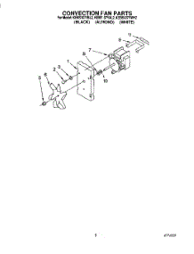 06 - Convection Fan parts for Kitchenaid Oven KEBS107YAL2 from AppliancePartsPros.com