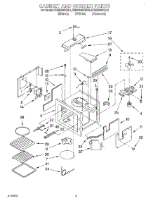 03 - Cabinet And Stirrer, Optional parts for Kitchenaid Oven KEMS306XBL3 from AppliancePartsPros.com