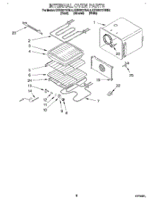 06 - Internal Oven parts for Kitchenaid Oven KEBS277BBL2 from AppliancePartsPros.com