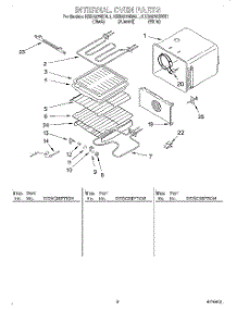 05 - Internal Oven parts for Kitchenaid Oven KEBS278BAL1 from AppliancePartsPros.com
