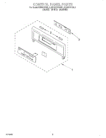 02 - Control Panel, Literature parts for Kitchenaid Oven KEBS177DWH1 from AppliancePartsPros.com