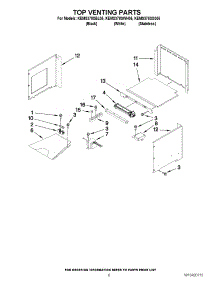 05 - Top Venting Parts parts for Kitchenaid Wall Oven KEMS378SSS05 from AppliancePartsPros.com