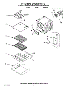 04 - Internal Oven Parts parts for Kitchenaid Wall Oven KEMS308SSS05 from AppliancePartsPros.com