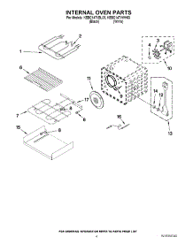 03 - Internal Oven Parts parts for Kitchenaid Wall Oven KEBC147VWH03 from AppliancePartsPros.com