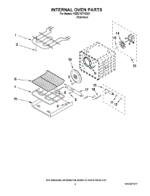 03 - Internal Oven Parts parts for Kitchenaid Wall Oven KEBC167VSS01 from AppliancePartsPros.com