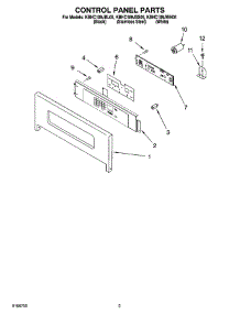 02 - Control Panel Parts parts for Kitchenaid Microwave KBHC109JSS05 from AppliancePartsPros.com