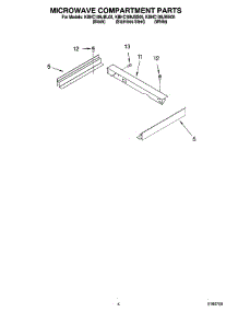 03 - Microwave Compartment Parts parts for Kitchenaid Microwave KBHC109JSS05 from AppliancePartsPros.com