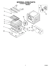 03 - Internal Oven Parts parts for Kitchenaid Oven KEBC167MSS02 from AppliancePartsPros.com