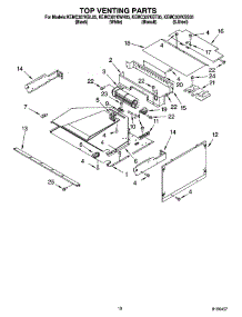 08 - Top Venting Parts parts for Kitchenaid Oven KEMC307KWH05 from AppliancePartsPros.com
