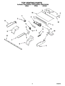 05 - Top Venting Parts, Optional Parts parts for Kitchenaid Oven KEBC276KWH05 from AppliancePartsPros.com