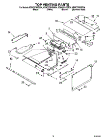08 - Top Venting Parts parts for Kitchenaid Oven KEMC378KSS04 from AppliancePartsPros.com