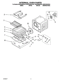 04 - Internal Oven Parts parts for Kitchenaid Oven KEBC208KSS04 from AppliancePartsPros.com