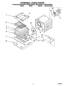 05 - Internal Oven Parts parts for Kitchenaid Oven KEMC378KBT04 from AppliancePartsPros.com