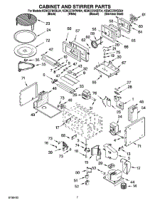 06 - Cabinet And Stirrer Parts parts for Kitchenaid Oven KEMC378KBT04 from AppliancePartsPros.com