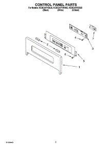 02 - Control Panel Parts parts for Kitchenaid Oven KEBC247KBL05 from AppliancePartsPros.com
