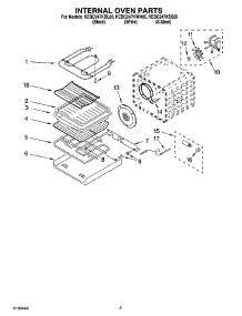 04 - Internal Oven Parts parts for Kitchenaid Oven KEBC247KBL05 from AppliancePartsPros.com