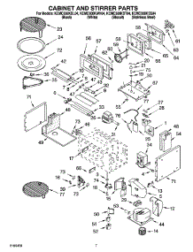 06 - Cabinet And Stirrer Parts parts for Kitchenaid Oven KEMC308KBL04 from AppliancePartsPros.com