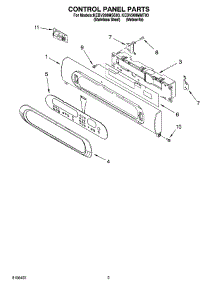 02 - Control Panel Parts parts for Kitchenaid Oven KEBV208MMT03 from AppliancePartsPros.com