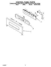 02 - Control Panel Parts parts for Kitchenaid Oven KEHC379JBT08 from AppliancePartsPros.com