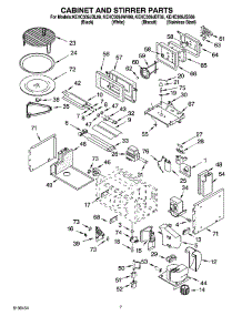 06 - Cabinet And Stirrer Parts parts for Kitchenaid Oven KEHC309JBL08 from AppliancePartsPros.com