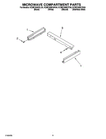 07 - Microwave Compartment Parts parts for Kitchenaid Oven KEMC308KWH04 from AppliancePartsPros.com