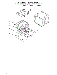 04 - Internal Oven Parts parts for Kitchenaid Oven KEBC206KSS05 from AppliancePartsPros.com