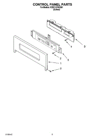 02 - Control Panel Parts parts for Kitchenaid Oven KEBC167MSS01 from AppliancePartsPros.com