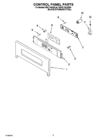 02 - Control Panel Parts parts for Kitchenaid Microwave KBHC109JSS04 from AppliancePartsPros.com