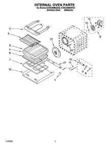 04 - Internal Oven Parts parts for Kitchenaid Oven KEBV208MMT02 from AppliancePartsPros.com