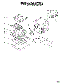 03 - Internal Oven Parts parts for Kitchenaid Oven KEBV107PMT00 from AppliancePartsPros.com