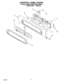 04 - Control Panel Parts parts for Kitchenaid Oven KEBV107PMT00 from AppliancePartsPros.com