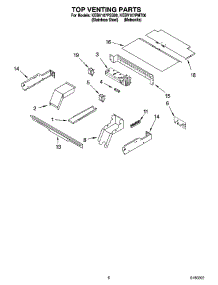 05 - Top Venting Parts, Optional Parts parts for Kitchenaid Oven KEBV107PMT00 from AppliancePartsPros.com