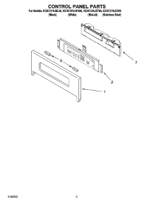 02 - Control Panel Parts parts for Kitchenaid Oven KEHC379JSS06 from AppliancePartsPros.com