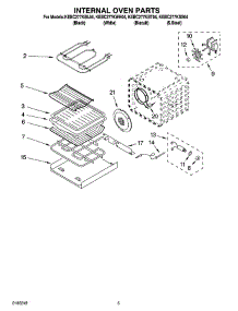 04 - Internal Oven Parts parts for Kitchenaid Oven KEBC277KBT04 from AppliancePartsPros.com