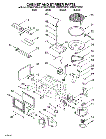 06 - Cabinet And Stirrer Parts parts for Kitchenaid Oven KEMC377KSS03 from AppliancePartsPros.com