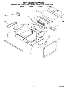 08 - Top Venting Parts parts for Kitchenaid Oven KEMC377KSS03 from AppliancePartsPros.com