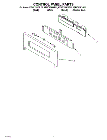 02 - Control Panel Parts parts for Kitchenaid Oven KEMC378KSS02 from AppliancePartsPros.com