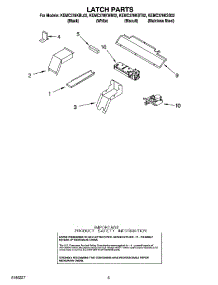 04 - Latch Parts parts for Kitchenaid Oven KEMC378KSS02 from AppliancePartsPros.com
