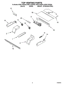 05 - Top Venting Parts, Optional Parts parts for Kitchenaid Oven KEBC177KWH04 from AppliancePartsPros.com