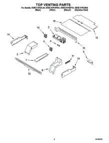 05 - Top Venting Parts, Optional Parts parts for Kitchenaid Oven KEBC107KBL04 from AppliancePartsPros.com