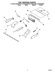 05 - Top Venting Parts, Optional Parts parts for Kitchenaid Oven KEBC207KBL03 from AppliancePartsPros.com