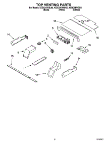 05 - Top Venting Parts, Optional Parts parts for Kitchenaid Oven KEBC247KBL03 from AppliancePartsPros.com